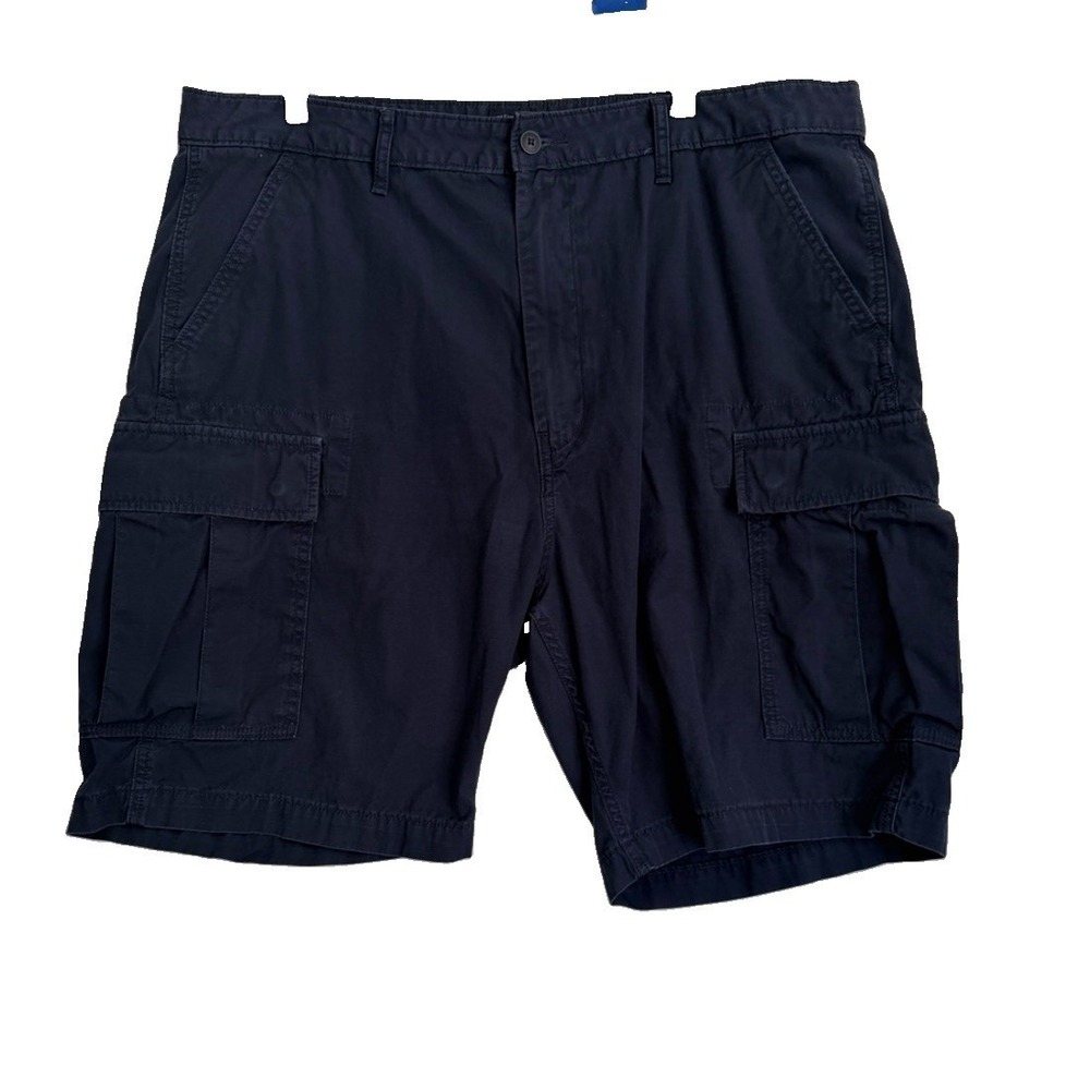 Cargo Shorts Mens Size W40 Gray Levis Relaxed Baggy Canvas Y2K Streetwear Skater